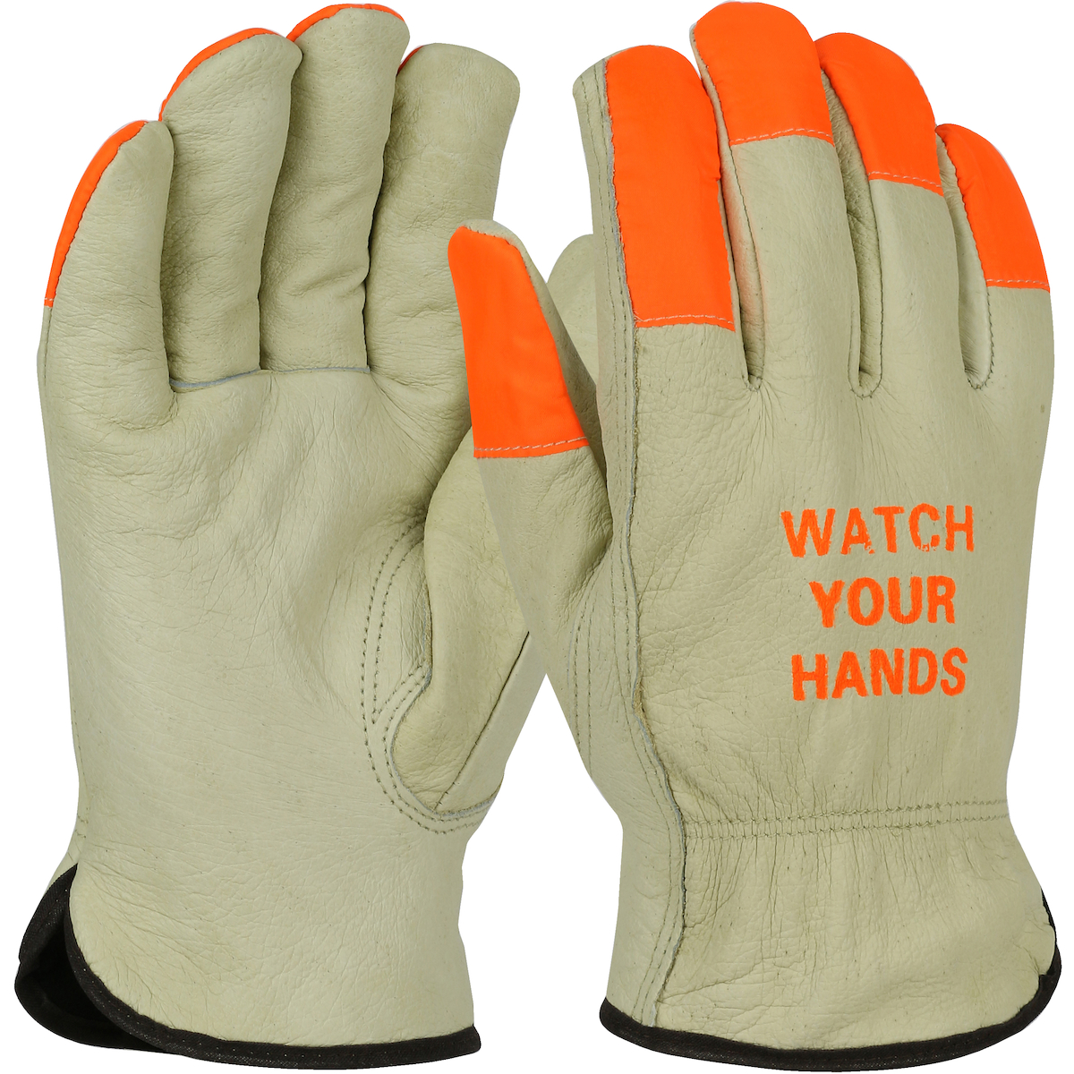 THERMAL PIGSKIN DRIVER WATCH YOUR HANDS - Insulated Leather Gloves